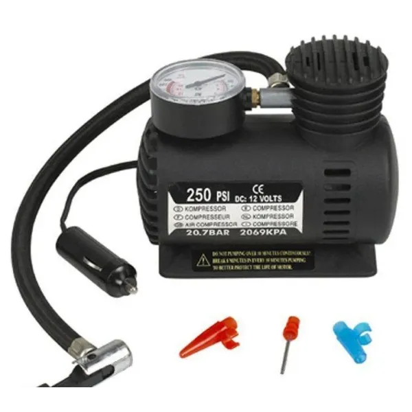 Автомобильный насос - компрессор Air compressor DC-12V ∙ Портативный мини-насос в авто