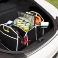 Автомобильный органайзер в багажник Car Boot Organizer складной ∙ Сумка – органайзер в авто 3 отсека с ручками