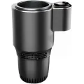 Автомобильный подстаканник USAMS Smart Cup Black с подогревом и охлаждением • Термоподстаканник для авто 0–60° с экраном температуры и питанием от прикуривателя