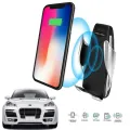 Автомобильный держатель телефона с беспроводной зарядкой Smart Sensor S5 ∙ Универсальная подставка для смартфона ∙ Беспроводная зарядка в авто