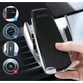 Автомобильный держатель телефона с беспроводной зарядкой Smart Sensor S5 ∙ Универсальная подставка для смартфона ∙ Беспроводная зарядка в авто