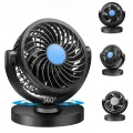 Автомобильный вентилятор 12V от прикуривателя с поворотом 360° • Портативный многофункциональный вентилятор в салон авто