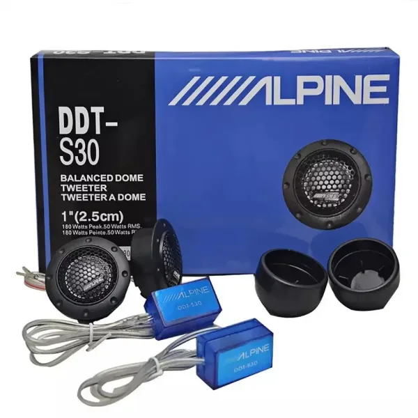 Автомобильные ВЧ динамики твитеры alpine ddt-s30