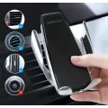 Автодержатель телефона с функцией беспроводной зарядки S5 Techno Smart Sensor Умный держатель смартфона для авто
