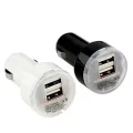 Автозарядка mini на 2 USB, автомобильная зарядка для телефона