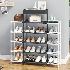 Многофункциональная полка - органайзер для обуви ∙ Стеллаж – трансформер на 16 пар обуви