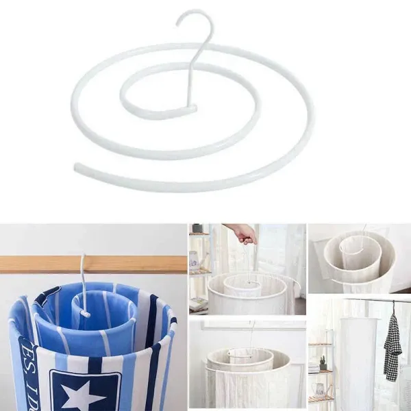 Многофункциональная спиральная вешалка - сушилка для вертикальной сушки белья и одеял