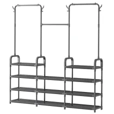 Многофункциональная вешалка для хранения Multi Functional Coat Rack AND 9130-4 • Напольная стойка-органайзер для одежды, сумок, шляп и аксессуаров