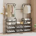 Многофункциональная вешалка для хранения Multi Functional Coat Rack AND 9130-4 • Напольная стойка-органайзер для одежды, сумок, шляп и аксессуаров