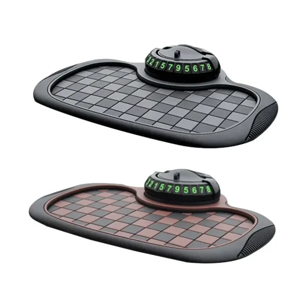 Многофункциональный автомобильный 5238 нескользящий коврик 3в1 ∙ Держатель телефона парковочная табличка и нескользящий коврик 5238