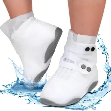 Бахилы силиконовые на обувь 43-45 • Многоразовые чехлы от дождя для защиты обуви