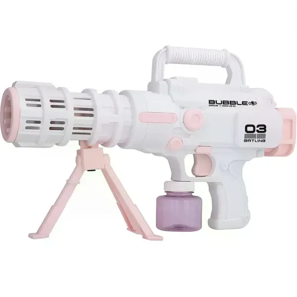 Базука с мыльными пузырями Bazooka Bubble Gun • Детская игрушка для запуска пузырей, улицы, праздников и активных игр