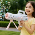 Базука с мыльными пузырями Bazooka Bubble Gun • Детская игрушка для запуска пузырей, улицы, праздников и активных игр