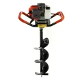 Бензиновый мотобур Earth Auger 52CC со шнеком 150×800 мм • Земляной бензобур Earth Auger 52CC для бурения отверстий под столбы, заборы и садовые опоры со шнеком 150×800 мм