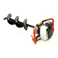 Бензиновый мотобур Earth Auger 52CC со шнеком 150×800 мм • Земляной бензобур Earth Auger 52CC для бурения отверстий под столбы, заборы и садовые опоры со шнеком 150×800 мм