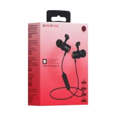 Беспроводные Bluetooth наушники Borofone BE20 / спортивные Bluetooth наушники / блютуз стерео гарнитура CG08