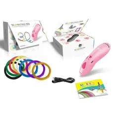 Беспроводная 3D ручка Rich Fish Toys 9901 Набор с трафаретами для детского творчества Беспроводная 3D ручка Rich Fish Toys 9901 Набор с трафаретами для детского творчества