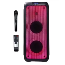 Беспроводная акустическая система Goldteller GT-5040 ∙ Аудиосистема колонка с микрофоном ∙ MP3 ∙ USB ∙ FM радио ∙ Bluetooth ∙ RGB подсветка + Пульт + Беспроводной микрофон в комплекте Беспроводная акустическая система Goldteller GT-5040 ∙ Аудиосистема колонка с микрофоном ∙ MP3 ∙ USB ∙ FM радио ∙ Bluetooth ∙ RGB подсветка + Пульт + Беспроводной микрофон в комплекте