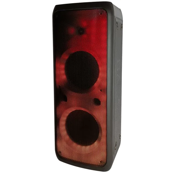 Беспроводная акустическая система Goldteller GT-5050 ∙ Колонка + Беспроводной микрофон + Пульт ∙ MP3 ∙ USB ∙ FM радио ∙ Bluetooth ∙ RGB подсветка