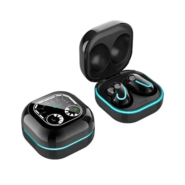 Беспроводная Bluetooth гарнитура S6SE TWS водонепроницаемые сенсорные стерео наушники с встроенным Power Bank в кейсе