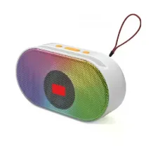 Беспроводная Bluetooth колонка SPS L-003 BT портативная с RGB подсветкой и слотом TF ∙ Мини-колонка блютуз для музыки, дома, отдыха и поездок