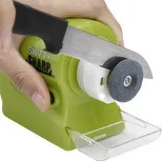 Беспроводная универсальная точилка для ножей Swifty Sharp Motorized Knife Sharpener Ножеточка Свифти Шарп Беспроводная универсальная точилка для ножей Swifty Sharp Motorized Knife Sharpener Ножеточка Свифти Шарп