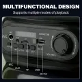 Бездротова вулична Bluetooth-колонка з дротовим мікрофоном • Велика портативна акустика для караоке, музики, відпочинку та заходів