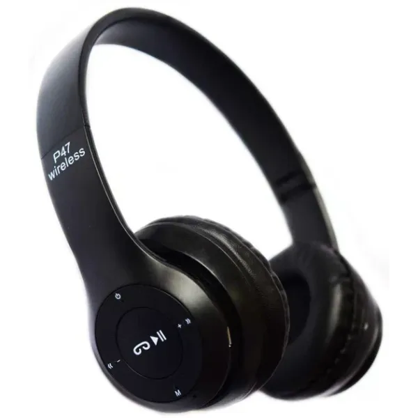 Беспроводные Bluetooth наушники P-47 с микрофоном • Накладная гарнитура Wireless P-47 для телефона, музыки, общения и повседневого использования