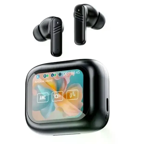 Бездротові навушники LX10 TWS • TWS-навушники LX10 Earbuds Bluetooth 5.4 з LED-дисплеєм, ANC та ENC