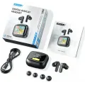 Бездротові навушники LX10 TWS • TWS-навушники LX10 Earbuds Bluetooth 5.4 з LED-дисплеєм, ANC та ENC