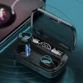 Беспроводные наушники M10 TWS с микрофоном • Bluetooth вкладыши для Android и iOS в зарядном кейсе для музыки, звонков и повседневного использования