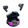 Беспроводные наушники X15 с Bluetooth и RGB подсветкой в зарядном кейсе · Гарнитура с микрофоном и шумоподавлением
