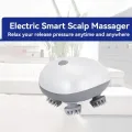 Беспроводной массажер для глубокого массажа головы Smart Scalp Massager · Массажная щетка для стимуляции кровообращения и роста волос, подходит для животных