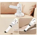 Беспроводной пылесос для удаления клещей Vacuum Cleaner Mite Remover Пылесос – антиклещ с насадками для УФ стерилизации и дезинфекции подушек, игрушек, мебели