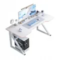 Белый компьютерный стол Dash S12 • Компьютерный и игровой стол Dash S12 120×60×72,5 см для ПК, ноутбука, работы и учебы