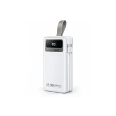 Белый Power Bank Aroimac ORA503 40000 mAh • Портативное зарядное устройство Aroimac ORA503 с быстрой зарядкой 22,5W Fast Charge QC3.0, 4 USB выхода и LED дисплеем Белый Power Bank Aroimac ORA503 40000 mAh • Портативное зарядное устройство Aroimac ORA503 с быстрой зарядкой 22,5W Fast Charge QC3.0, 4 USB выхода и LED дисплеем
