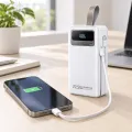Белый Power Bank Aroimac ORA503 40000 mAh • Портативное зарядное устройство Aroimac ORA503 с быстрой зарядкой 22,5W Fast Charge QC3.0, 4 USB выхода и LED дисплеем