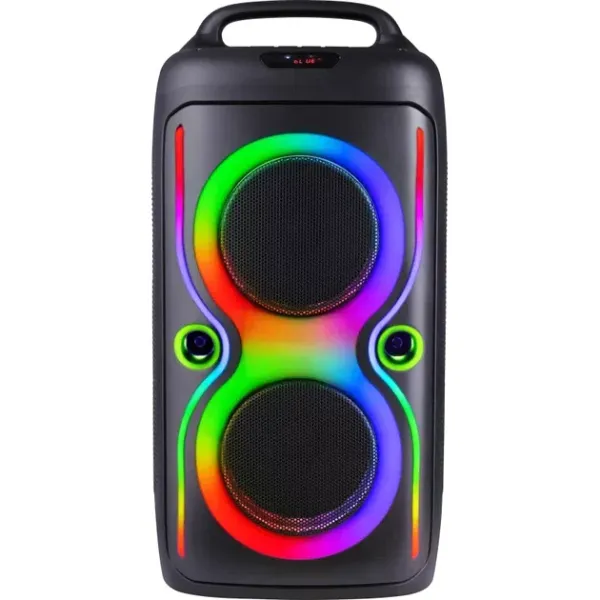 Bluetooth колонка Portable Party Speaker TTD-2016 • Портативна бездротова акустична система TTD-2016 з караоке, LED-підсвіткою, USB, FM-радіо та акумулятором
