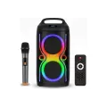 Bluetooth колонка Portable Party Speaker TTD-2016 • Портативна бездротова акустична система TTD-2016 з караоке, LED-підсвіткою, USB, FM-радіо та акумулятором
