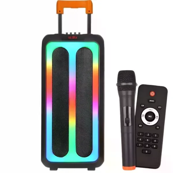 Bluetooth колонка Wireless Speaker TTD-2820 • Портативна бездротова акустична система TTD-2820 з акумулятором, Bluetooth 5.0, USB, картою пам'яті TF, AUX і LED-підсвіткою