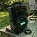 Bluetooth колонка Wireless Speaker TTD-8245 • Портативна бездротова акустична система Wireless Speaker TTD-8245 з акумулятором, караоке, USB, microSD, AUX і LED-підсвіткою