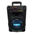 Bluetooth колонка Wireless Speaker TTD-8245 • Портативна бездротова акустична система Wireless Speaker TTD-8245 з акумулятором, караоке, USB, microSD, AUX і LED-підсвіткою