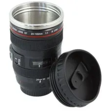 Чашка - объектив CANON Термочашка в виде объектива, кружка с крышкой Чашка - объектив CANON Термочашка в виде объектива, кружка с крышкой