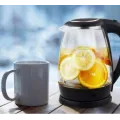 Чайник электрический стеклянный ∙ Электрочайник с подсветкой Domotec MS-8110