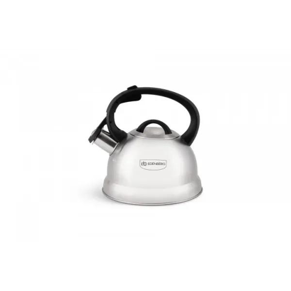 Чайник из нержавеющей стали со свистком Edenberg EB-1980 для газовой плиты, 2 л