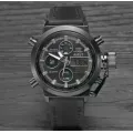 Мужские наручные часы AMST Watch черные • Стильные кварцевые часы на руку в черном цвете для повседневной носки, работы и подарка
