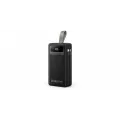 Черный Power Bank Aroimac ORA503 40000 mAh • Портативное зарядное устройство Aroimac ORA503 с быстрой зарядкой 22,5W Fast Charge QC3.0, 4 USB выхода и LED дисплеем