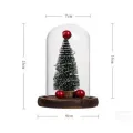 Декоративная новогодняя елка в колбе с подсветкой со светодиодной гирляндой ∙ Рождественский ночник