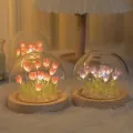 Декоративный ночник Тюльпаны · Лампа – конструктор Spherical lamp · Настольный светильник ручной работы