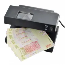 Детектор валют UKC AD 2138 Ультрафиолетовая лампа с увеличительным стеклом - лупой для денежных купюр